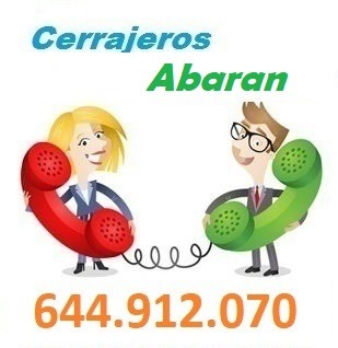 Telefono de la empresa cerrajeros Abaran